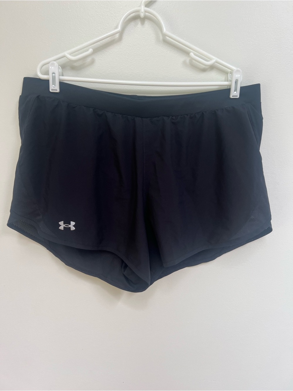 Under Armour HeatGear Black Running Shorts XXL Plus Size Athletic Shorts